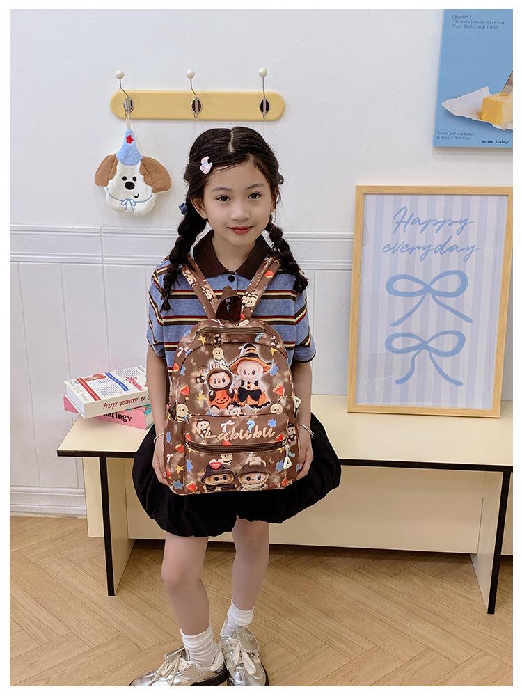 Cartoon Cute Children's Backpack: Stylish Kindergarten School Bag for Boys & Girls
