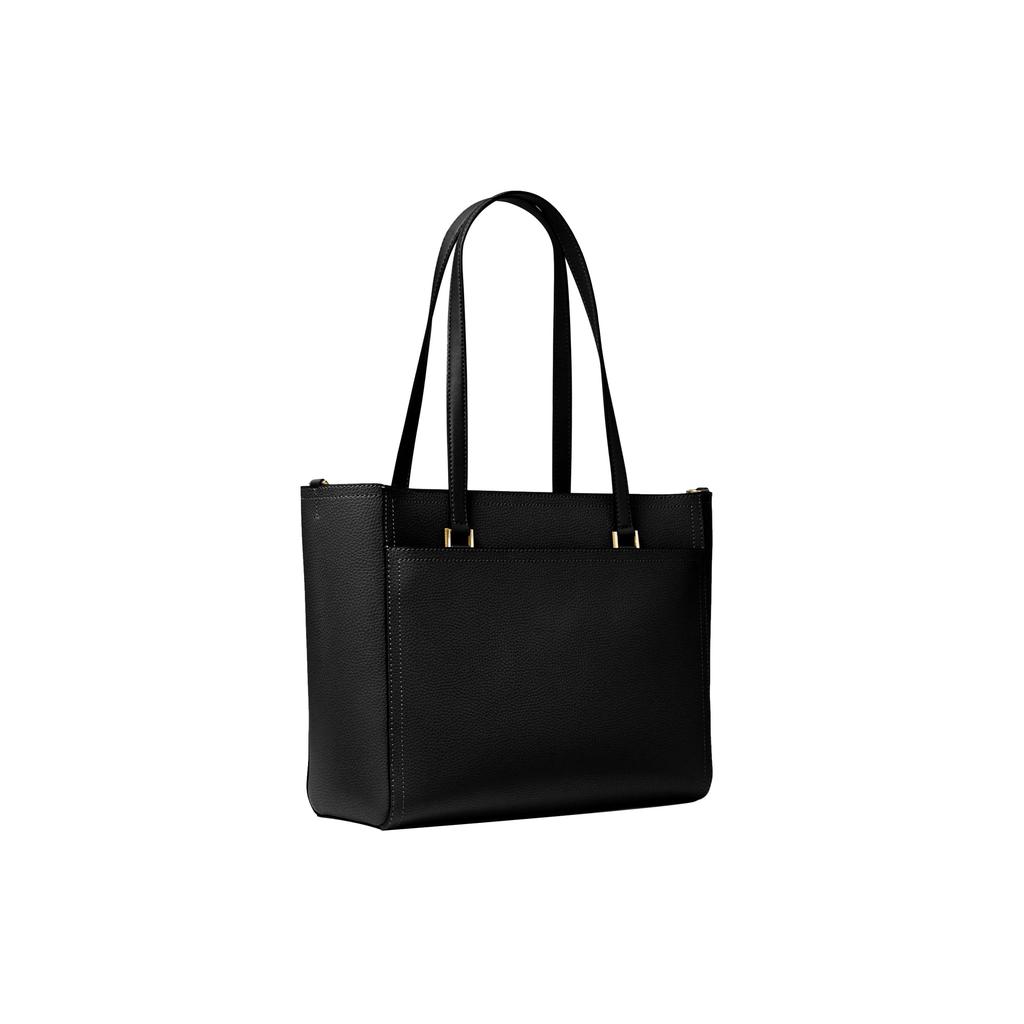 Michael Kors Maisie Vintage Minimalist Logo Monogram Print Three-In-One Leather Tote Shopping Bag Shoulder Bag Women tote Black 35T1G5MT7T-BLACK-COMBO