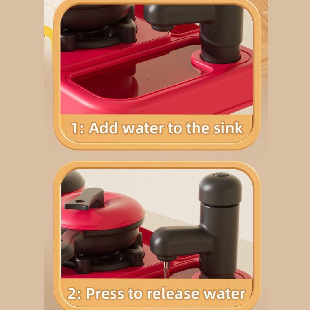 DIY Simulation Kitchen Play Toys Colorful Afternoon Tea Toy Set  Children's Gifts