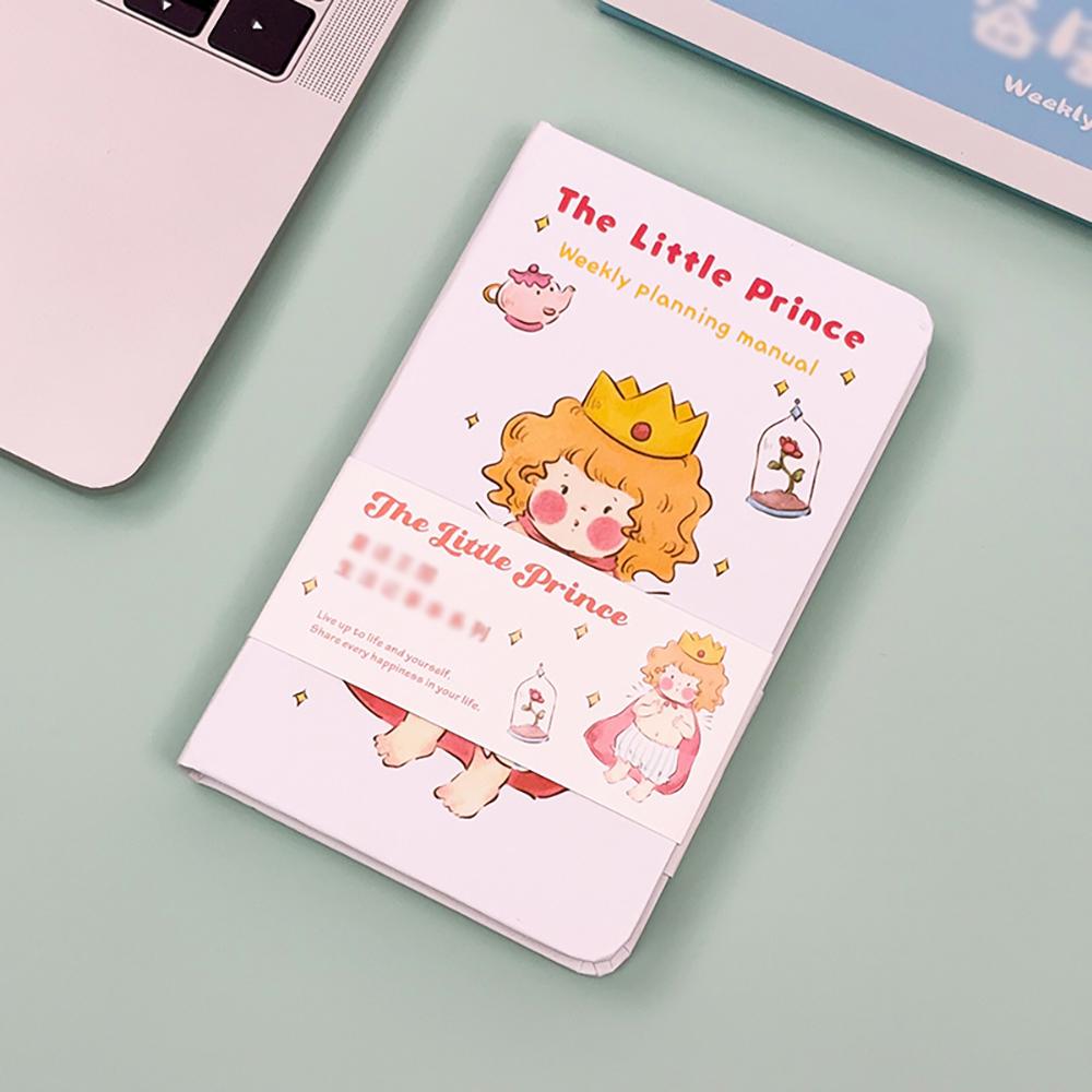 

Winter Fairy Tale World Life Cartoon Notebook Cute, Portable, High Appearance World Handbook Project Diary, Colorful Inner Pages жовтий