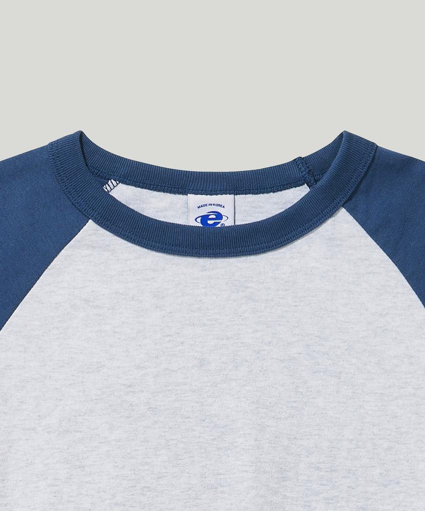 Iseuteuko Heritage Raglan Long Sleeve Navy