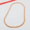 Kaga Precision CNC 18K Rose Gold Rivet Bracelet & Diamond Necklace, European & American Fashion.