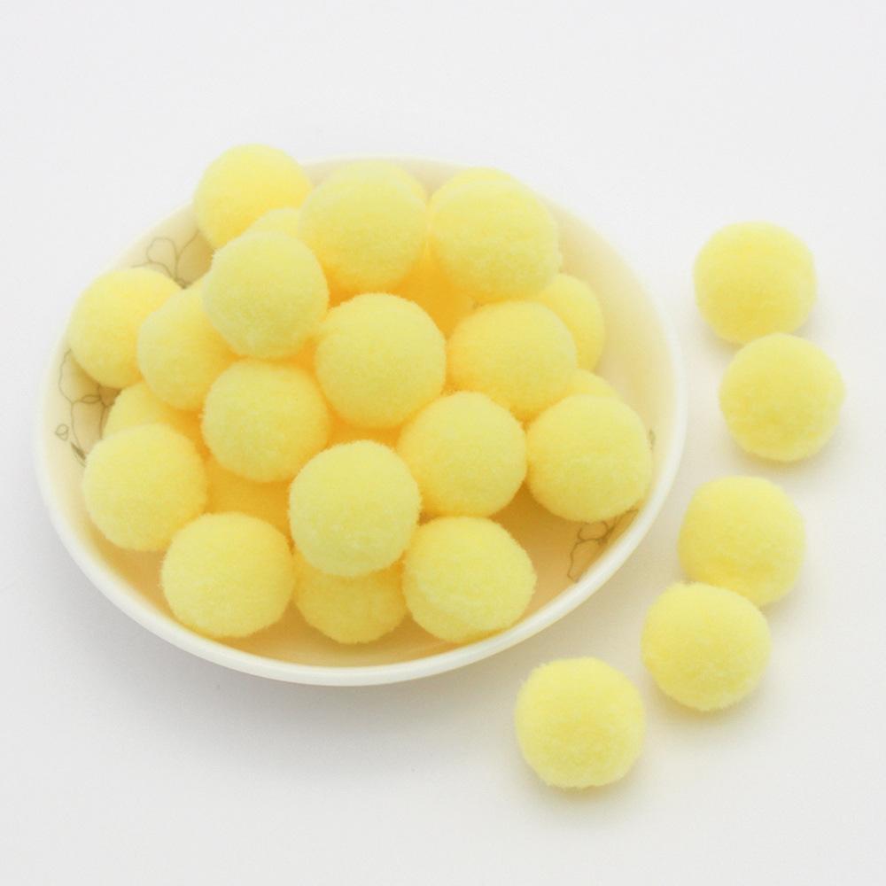 Colored Pompoms 81015202530Mm High Elasticity Soft Diy Pom Poms Fuzz Ball Pompom For Crafts Wedding Decor Kid Creative Toy