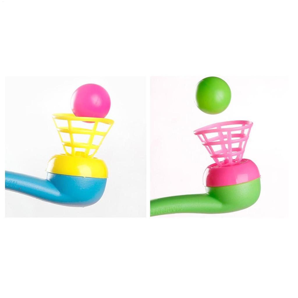 1pcs Random Color Pipe Blowing Ball Toys For Kids Outdoor Sports Games Balance Training Learning Toys Boys Girls Funny Toy