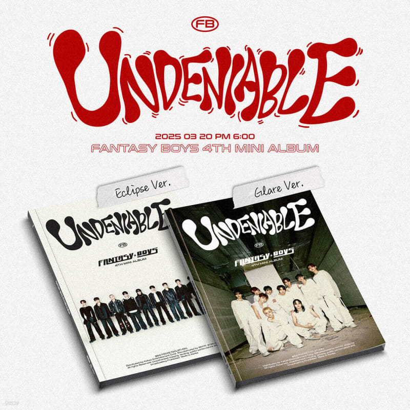 

FANTASY BOYS - 4th Mini Album: UNDENIABLE [2 Kinds SET]
