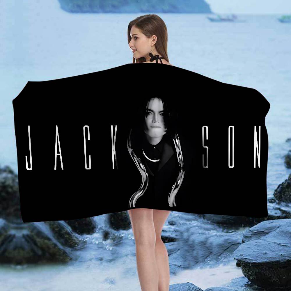 MJ King Of Pop M-Michael J-Jackson Microfiber Blanket Quick Drying Beach Towels Printing Super Absorbent Pool Towel Blanket