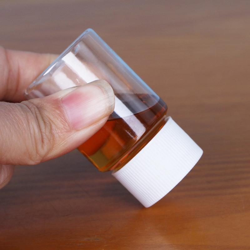 7PCS Refillable Travel Craft Vials Candy Split Pot Cosmetic Packaging Transparent Bottles Plastic Containers Travel Split Bottle