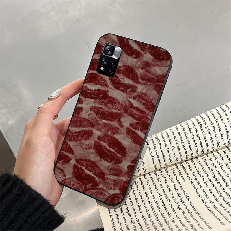 

Lips kiss Carcasa Funda Phone Case For Xiaomi Redmi note 14 Pro Plus 14 13 12 11 10 Pro 14S 12S 11S Redmi 14C 13C Redmi Note 12 Pro 4G