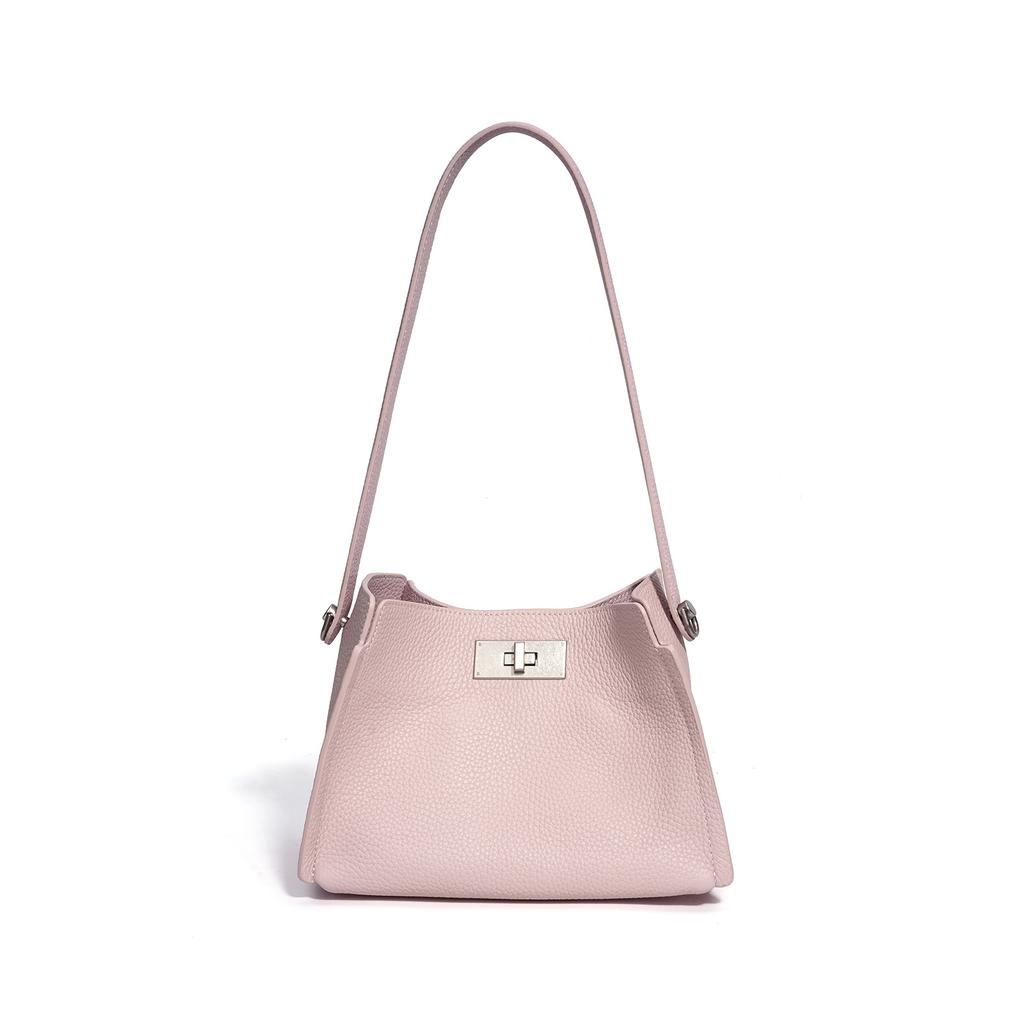 Exquisite handbag Fashion bucket bag Women's commuter versatile large-capacity messenger shoulder bag