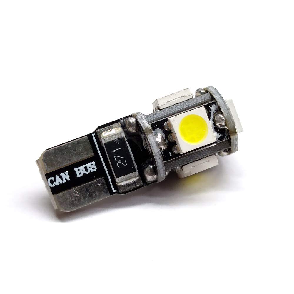 

Лампочка PROTEC LB-OP14 12 В T10 светодиодная клиновидная лампа для габаритного фонаря совместима с BMW 6000K 15224