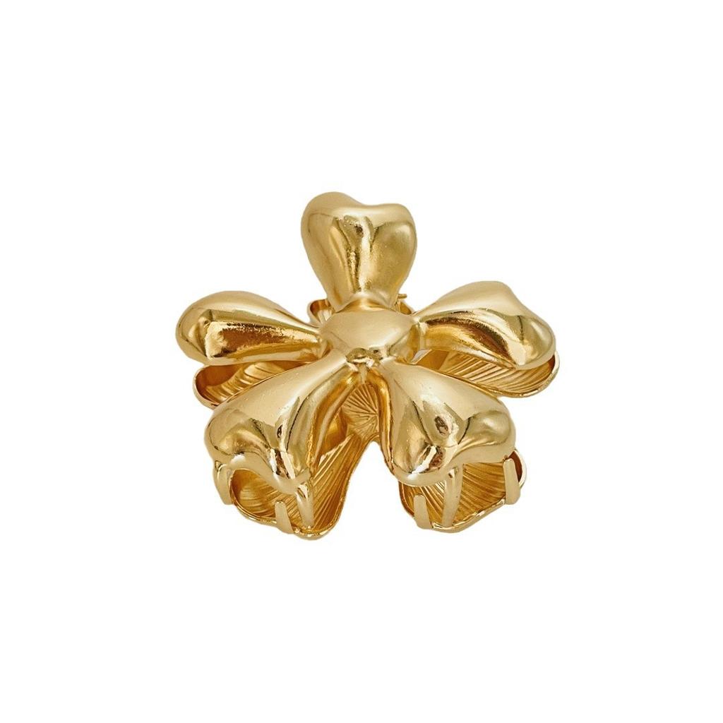 Personalized Metal Bump Hairpin, Metal Shape Flower Grab Clip Fashion Grab Clip
