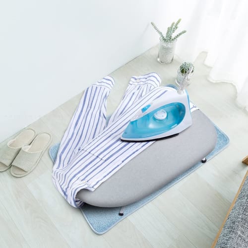 Replacement ironing board cover, boat-shaped small ironing board sleeve, replacement pad for ironing boards, thick insulated padded cover, suitable fo