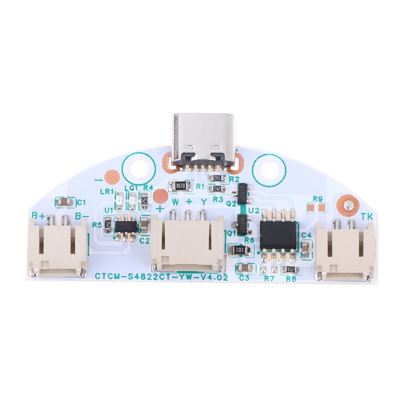 Type-C LED Touch Control Panel with 3-Gear Stepless Brightness Dimming for Lamp Plate Replacement Projects
