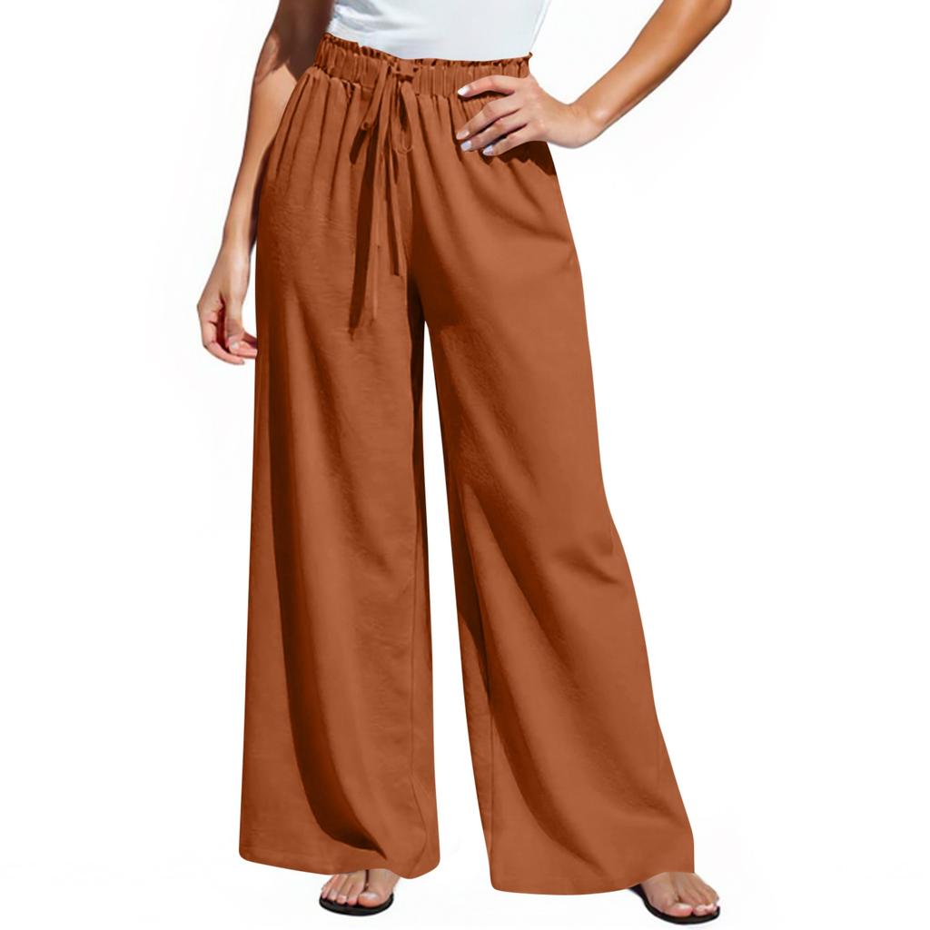 Women's Fashionable Solid Color Pocket Casual Versatile Straight Leg Jeans