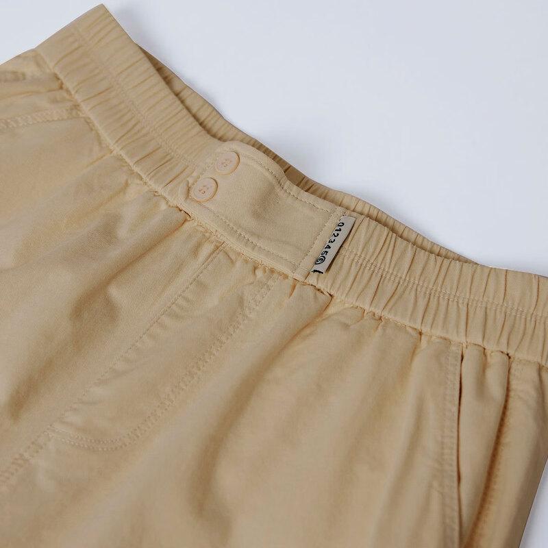 Pastel Autumn Relaxed-Fit Casual Pants