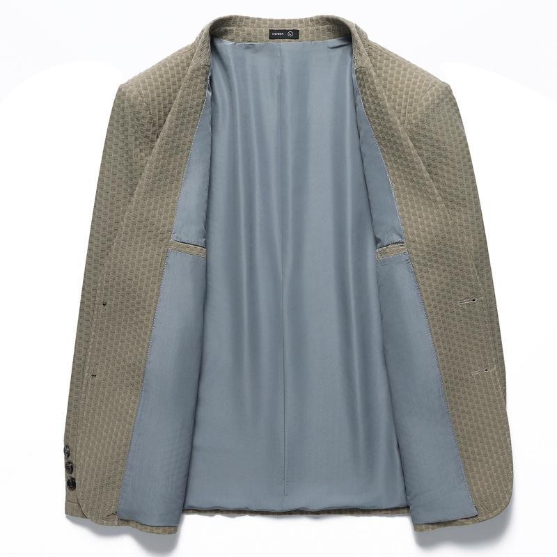 Spring and Autumn New Men's Suit Business Casual Solid Color Single-breasted Two-button Thin Suit Youth Men's Jacket