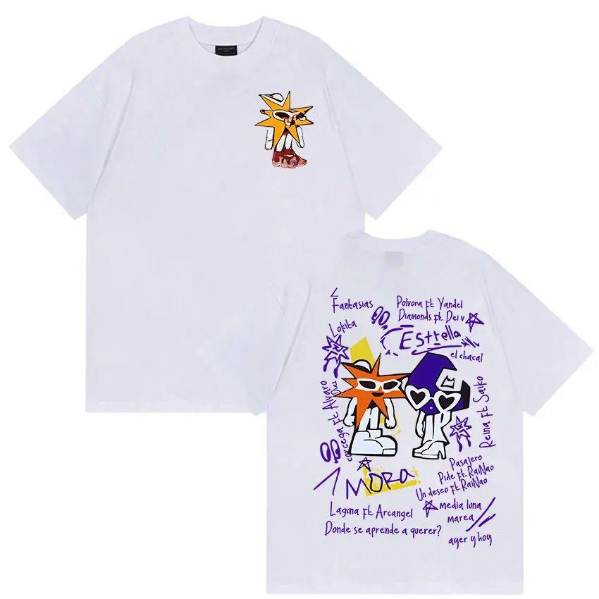 Rapper Album Tour 2025 Merch Tee Shirt Men's Women Harajuku Fashion Vintage T-shirt Casual Loose Cotton Oversized T Shirt Unisex