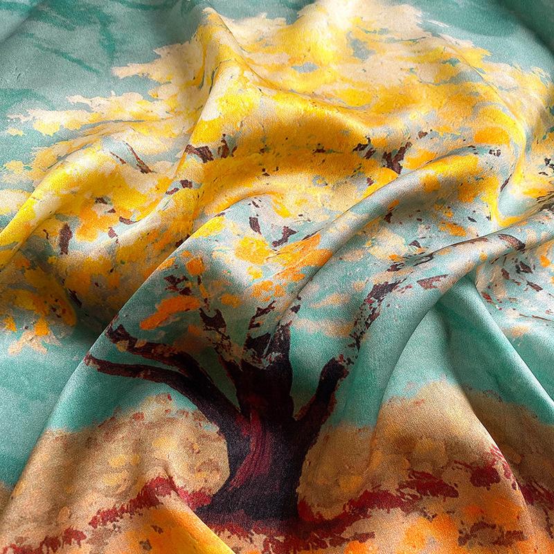 Hot 2025 women scarf summer 100% silk scarves shawls lady wraps soft pashimina female Echarpe beach stole bandana Headband Hijab