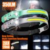 270° Floodlight Sensor Led Headlamp,Super Bright Flashlight,USB-C Rechargeable Headlight,For Running,Cycling,Camping&Working