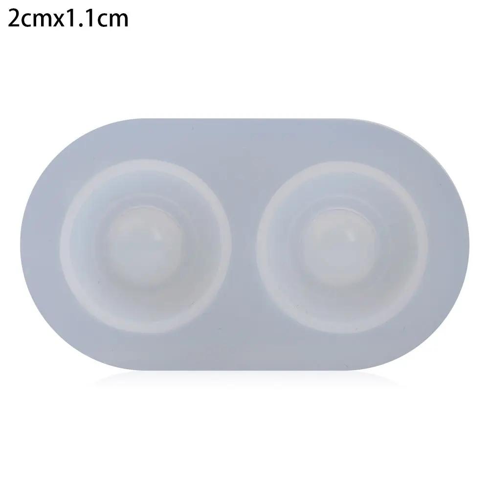 DIY Resin Crystal Craft Tools Silicone Casting Mould Half Round Eyeballs  Accessories 's Eyes Mold