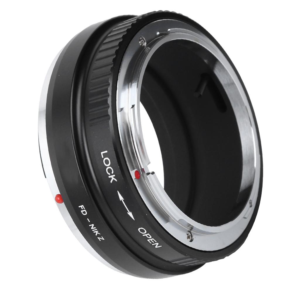 Fikaz FD NIK Z Aluminiumlegierung Objektivmontage-Adapterring für Canon FD Objektiv auf für Nikon Z Mount