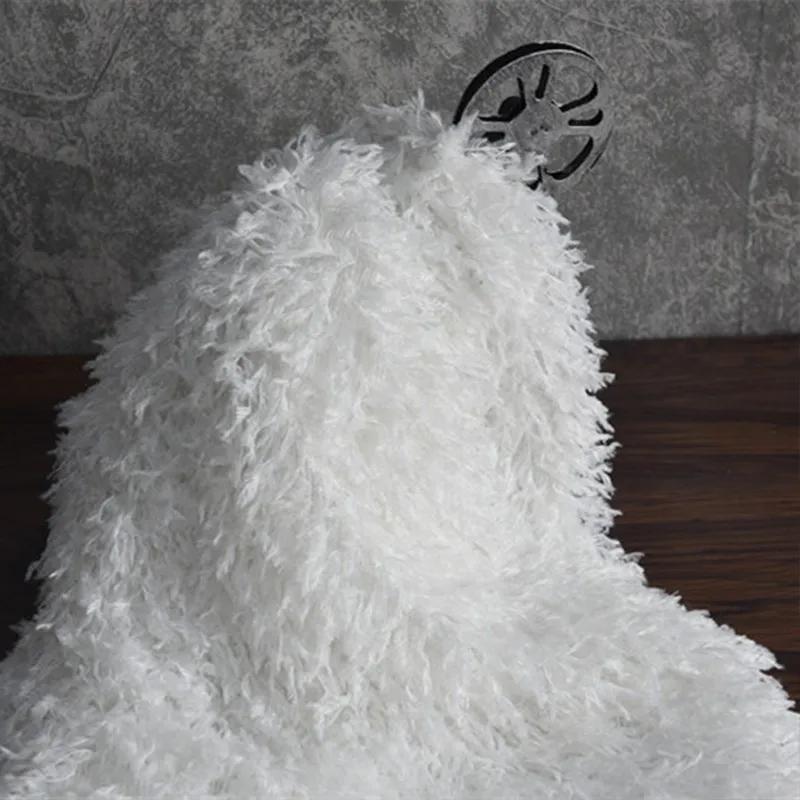 Tessuto con Frange di Piume Simulate 50x150cm Morbido Fatto a Mano DIY Materiale Decorativo per Sfondo Fotografico Costume di Scena Abito Soffice Fornitura