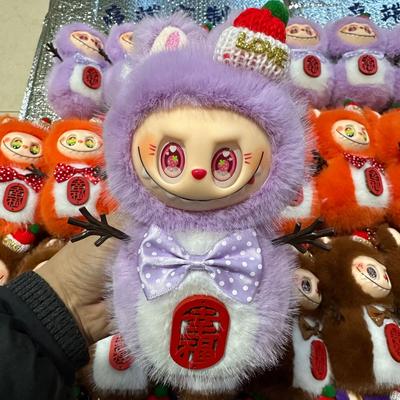 New Year's Snowman Plush Pendant Book Bag Pendant Keychain Gift Doll