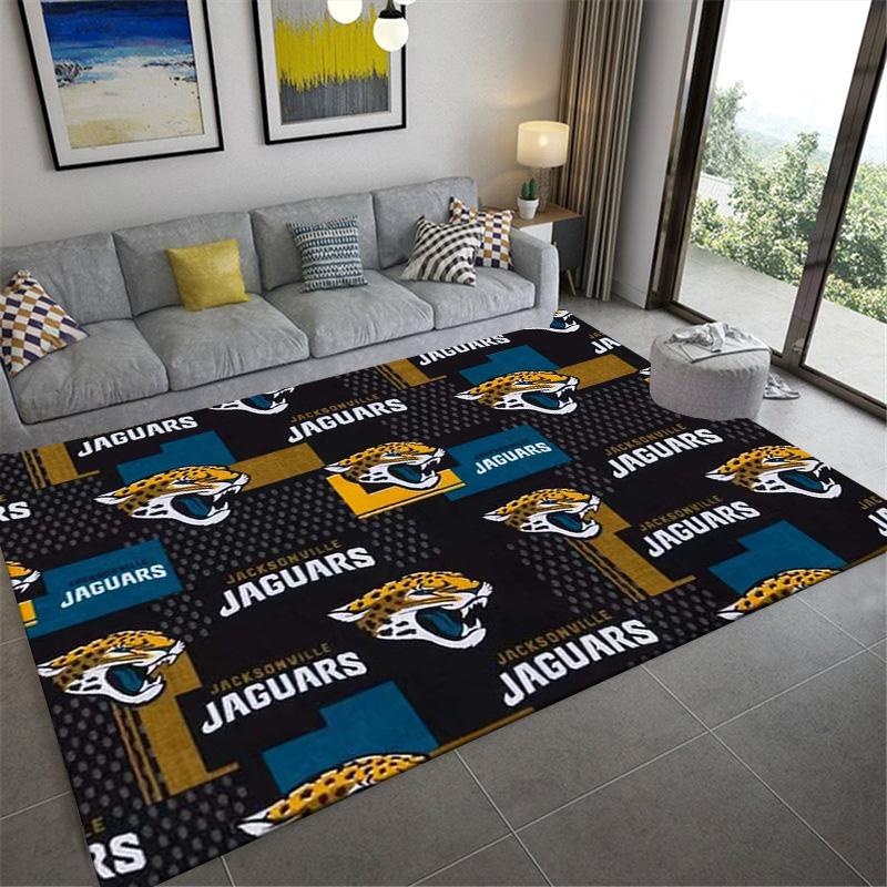 Jacksonville Jaguars Logo Carpet Rug for Living Room Bedroom Home Sofa Decoration,Kids Play Non-slip Floor Mat