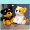 Shiba Schnauzer Inu Plush Toy Cute Rottweiler Girls Children Holiday Gift Doll