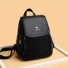 Schoolbag Genuine Soft Leather Backpack Women's Korean Version 1011 New Leather Backpack Women's Fashion Versatile Travel Bag Large Capacity