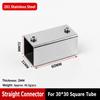 Pipe Joint Square Pipe Connector 201 Stainless Steel Pipe Fixed Buckle  Furniture