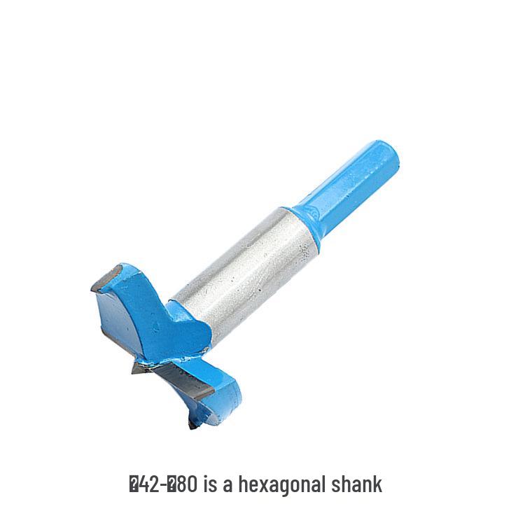 Blue Alloy Blade Hinge Hole Opener for Woodworking
