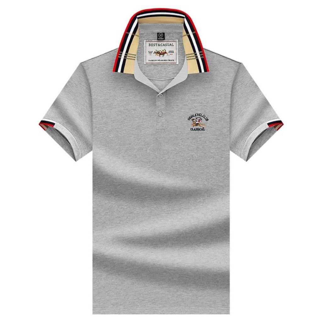 STORN Summer Men's Polo Shirts High Quality Solid Color Short Sleeve Turn Down Collar Embroidery Casual Male Tees