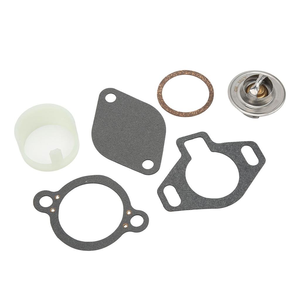 Boat Thermostat Kit Thermostat Kit 807252Q5 Replacement for MerCruiser with Sleeve 160° 4.3L 5.0L 5.7L 7.4L 8.2L 1987 Up