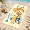 Dog Man Microfiber Beach Towel Quick Dry Sand Free Lightweight Beach Towels for Travel Swimming Camping