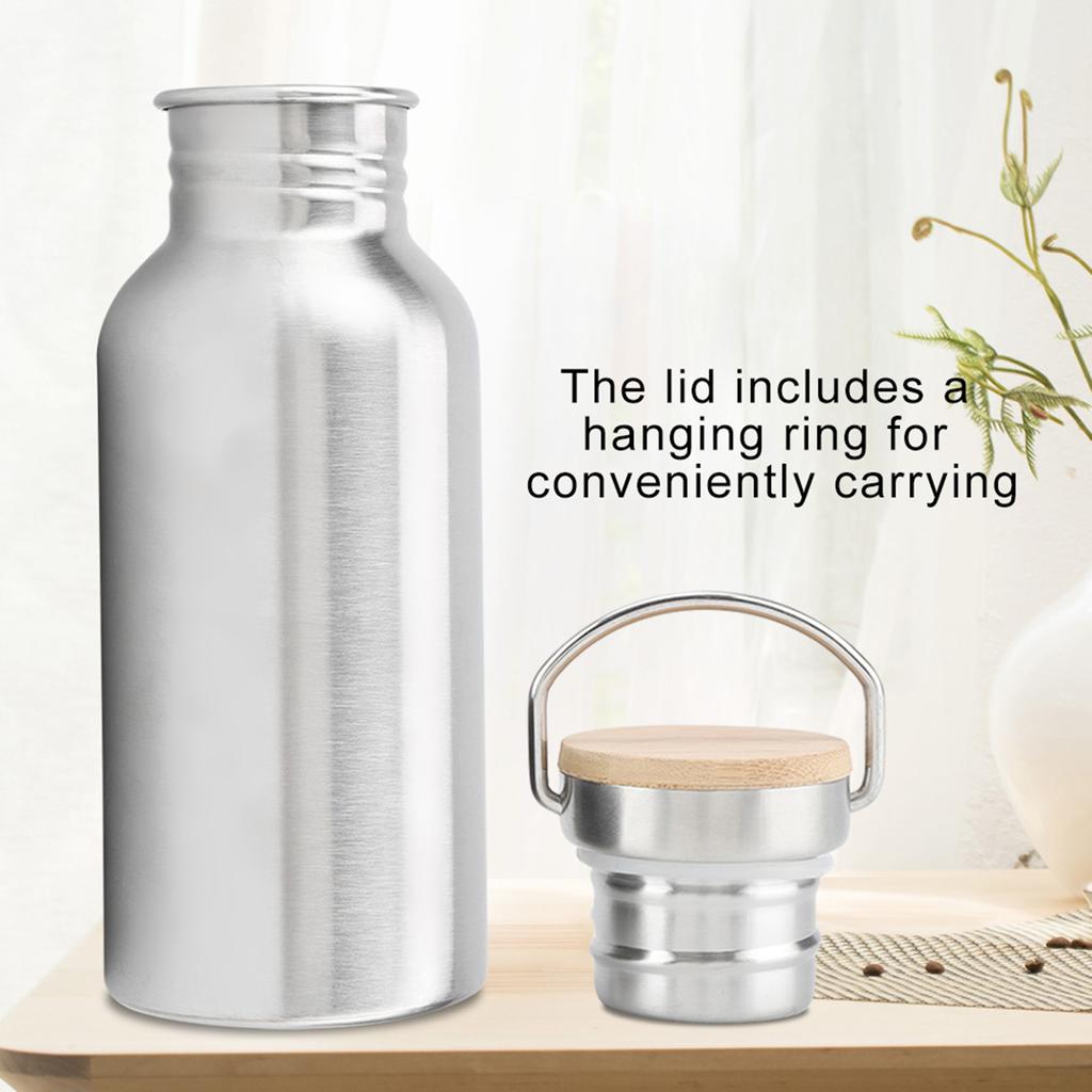 Stainless Steel Outdoor Portable Water Cup Drink Bottle Travel Mug 500mL