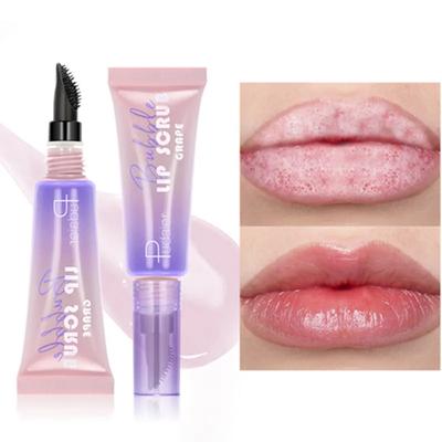 Creme Labial Bolha Nutritivo Hidratante Bálsamo Labial Reparação Suave para Tratamento de Lábios Secos, Cuidados Labiais Hidratante Esfoliante para Pele Morta