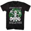 Spooky Scary Skeletons Skull Drummer Men's T Shirt Unisex T-Shirt
