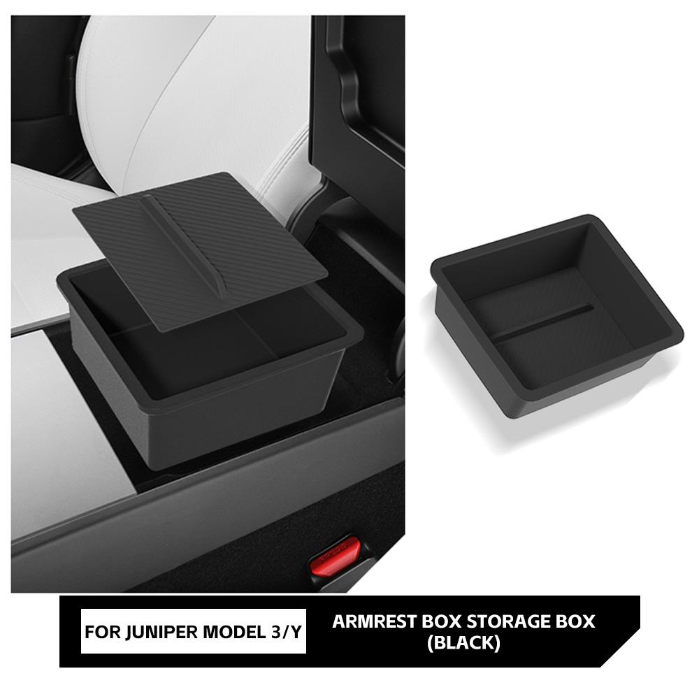 Center Console Storage Tray For Tesla Model 3 Highland 2025 2025 Model Y Juniper 2025 2026 Armrest Storage Box Car Accessories