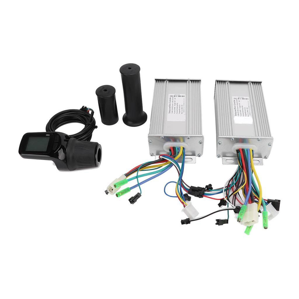Dualantrieb 36 48V 500W Elektroroller Fahrrad Motor Controller 886 Halbgasgriff LCD-Anzeige