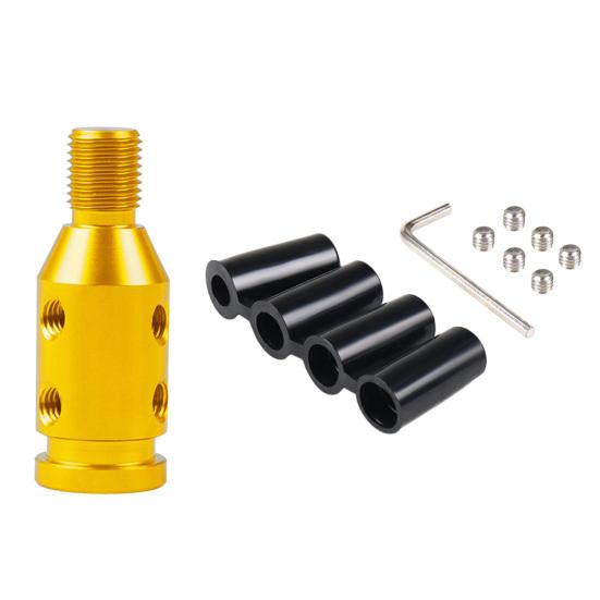 M12 X 1.25 Universal Aluminium Car Threaded Shifter Gear Shift Knob Adapter