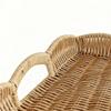 Imitation Rattan Woven Storage Tray Rectangular Woven Decorative Platter  Vegetable