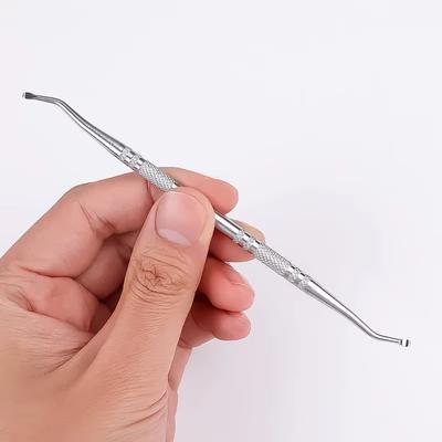 Toe Nail Care Hook Double Ended Ingrown Toenails Correction Lifter Professional Stainless Steel Manicure Pedicure Toe Care Tools