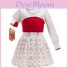 Zombies 4 Dawn Of The Vampires Cosplay Kleid Mit Cartoon-Print Für Kinder