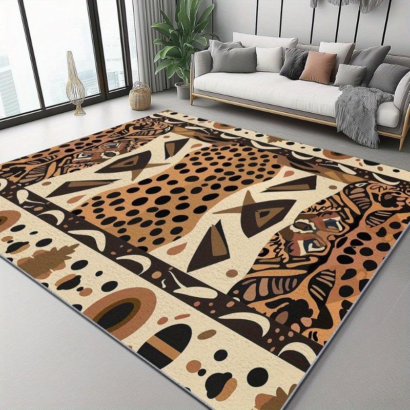 Leopard Print Carpet Rugs Living Room Floor Mats Bedroom Decor Carpets for Bed Room Carpets for Living Room Decoration Maison
