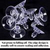 20 Pack Transparent Anti-Collision Suction Cups 20mm/0.8" Sucker Hanger Pads PVC Suctions Cup Without Hooks Clear Plastic Suctions Pads for Glass