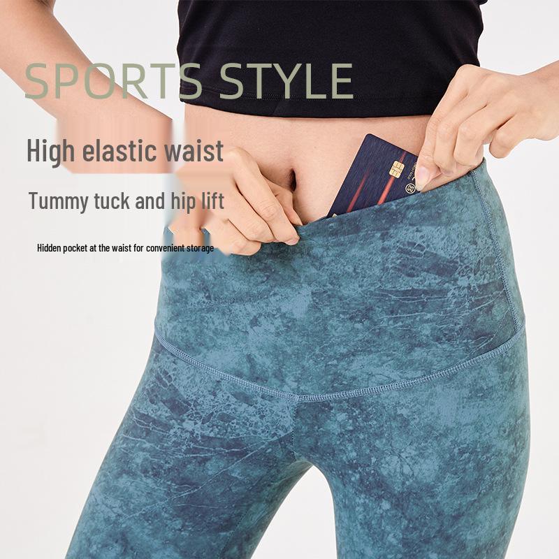 Pantaloni de Yoga cu Talie Înaltă pentru Femei 2025 - Ridicare Șolduri, Elastici, Subțieri Îmbrăcăminte Sportivă