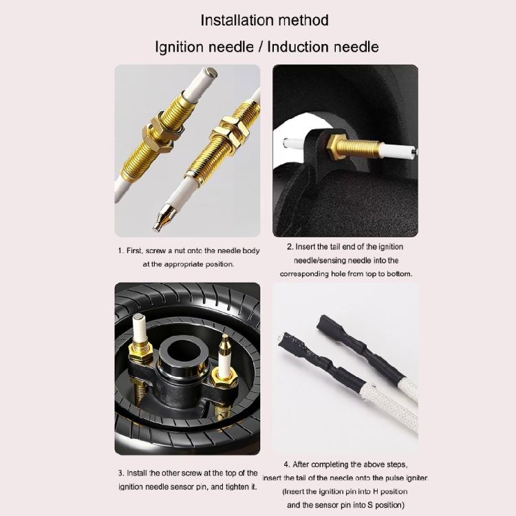 Gas Stove Igniter Needle Universal Replacement Igniter Adjustable Height Superior Sealing Furnace Grill Accessories