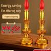 LED Electronic Candle for Buddhist Altar - Ever-Burning Wealth & Offering Lamp