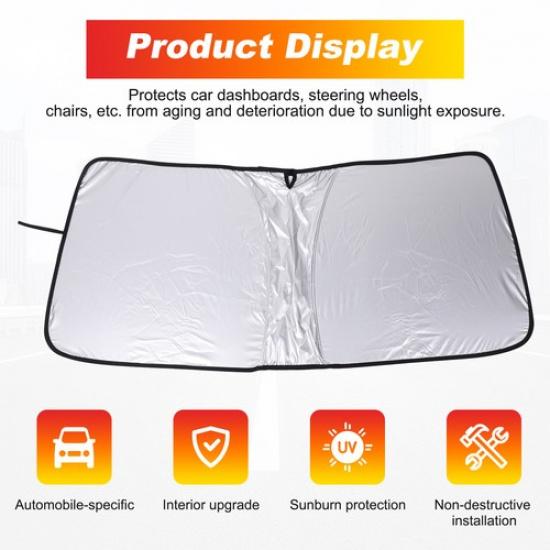 Car Sun Shade Windshield Window Sunshade Cover For Toyota Prado LC90 1996-2002